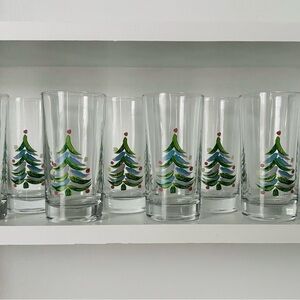 Holiday Tree Glass Set